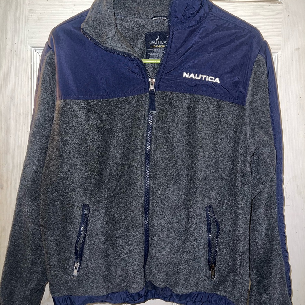 Nautica Gray and Blue Jacket